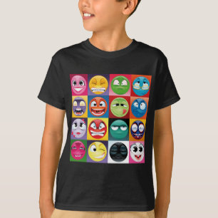 Camiseta emojis de arte pop