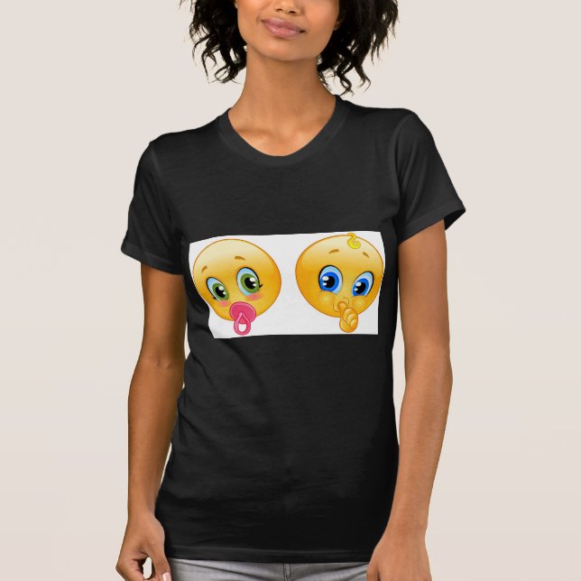 Camiseta emojis de bebé (Anverso)