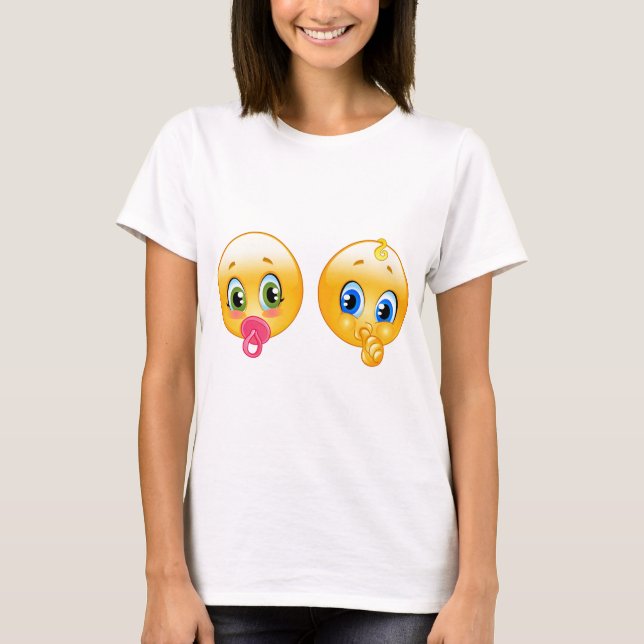 Camiseta emojis de bebé (Anverso)