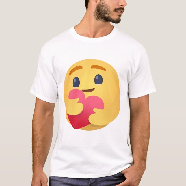 Camiseta Emojis de cuidado en Facebook (Anverso)