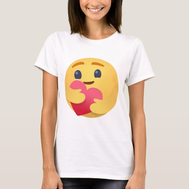 Camiseta Emojis de cuidado en Facebook (Anverso)