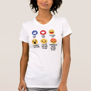 Camiseta Emojis de pasteles