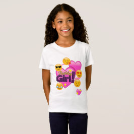 Camiseta Emojis del chica del cumpleaños (corazón)
