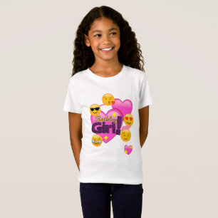 Camiseta Emojis del chica del cumpleaños (corazón)