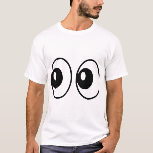 Camiseta emojis esbozar ojos oculares