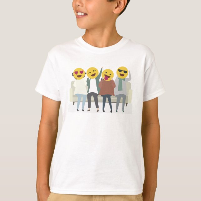 Camiseta Emojis Mejor Amigo (Anverso)