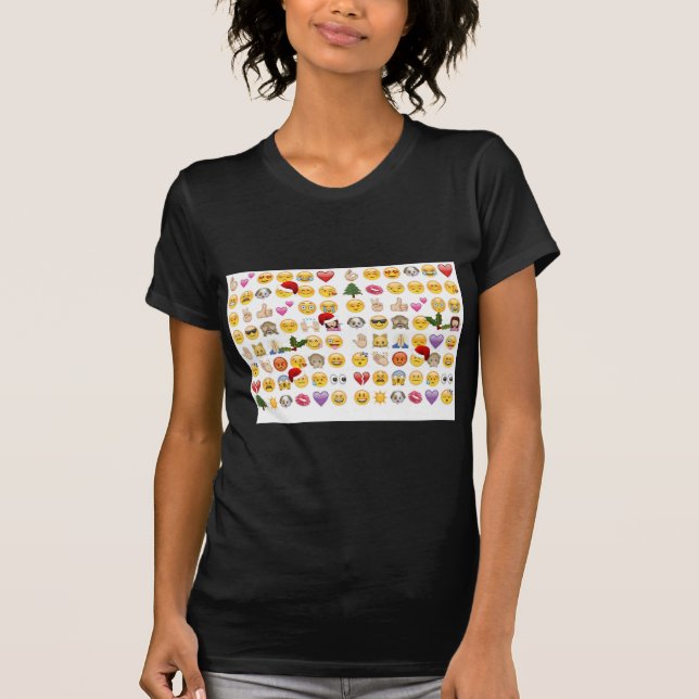 Camiseta emojis navidades (Anverso)