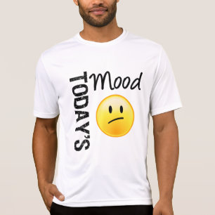 Camiseta Emoticon de hoy del humor decepcionado