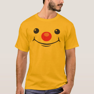 Camiseta Emoticon la nariz roja