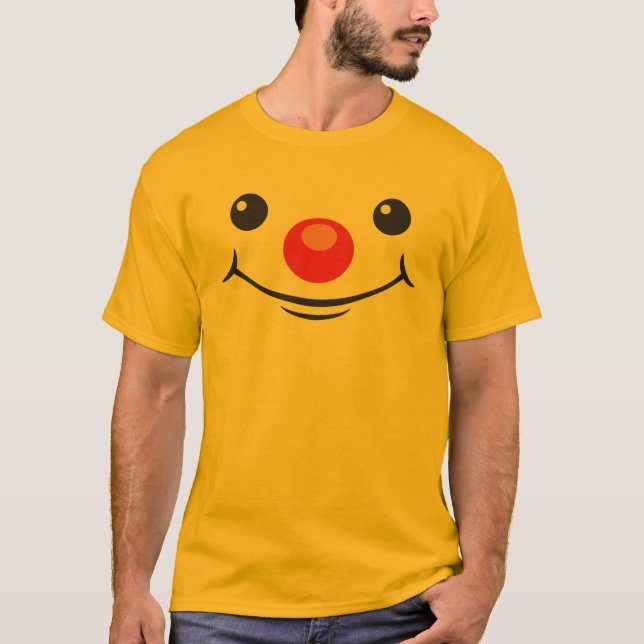 Camiseta Emoticon la nariz roja (Anverso)