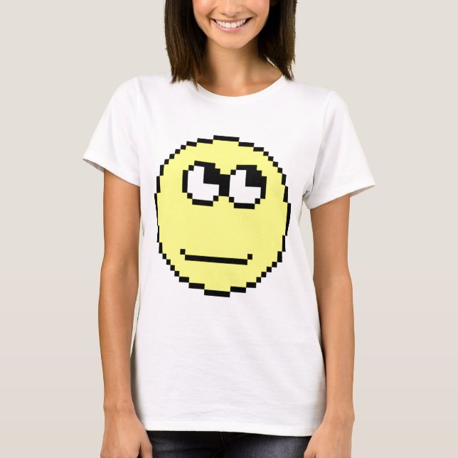 Camiseta Emoticon rodante de los ojos (Anverso)