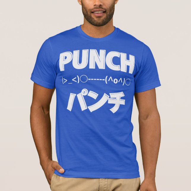 Camiseta Emoticonos de punch japonés (Anverso)