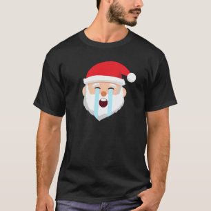 Camiseta Emoticonos de Santa Emoticona gritando en voz alta