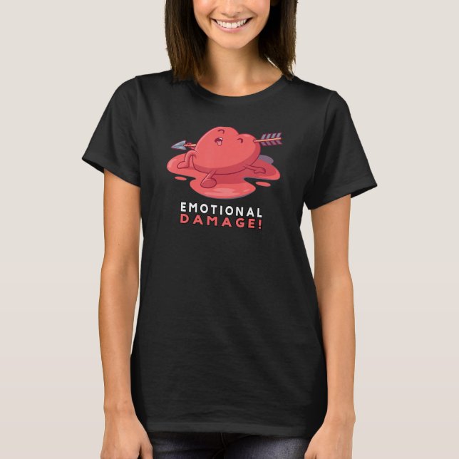 Camiseta Emotional Damage Saying Gamer Internet Slang Her H (Anverso)