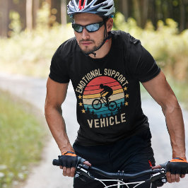 Camiseta Emotional Support Vehicle - Funny Cycling