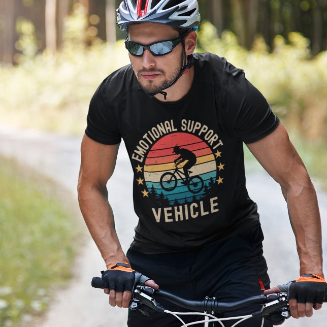 Camiseta Emotional Support Vehicle - Funny Cycling  (Subido por el creador)
