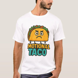 Camiseta Emotional Taco – Funny Food Mood T-Shirt