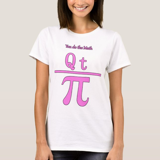 Camiseta Empanada cuarto de galón pi de Cutie (Anverso)