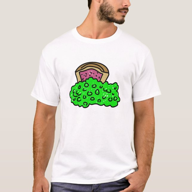 Camiseta empanada y guisantes (Anverso)