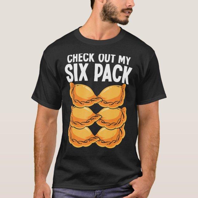 Camiseta Empanadas Maker Mira mi Sixpack Empanadas Lat (Anverso)
