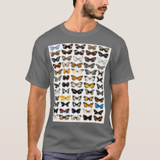 Camiseta Empaquetar mariposa Pegatinas de patrón de pared A
