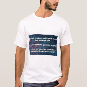 Camiseta Empath Warrior Positive Citation Animation