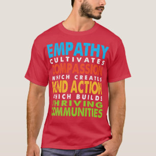 Camiseta Empatía Compasión Amar comunidades de acción