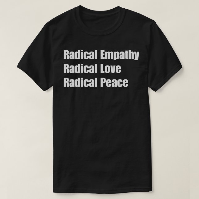Camiseta Empatía radical (Diseño del anverso)
