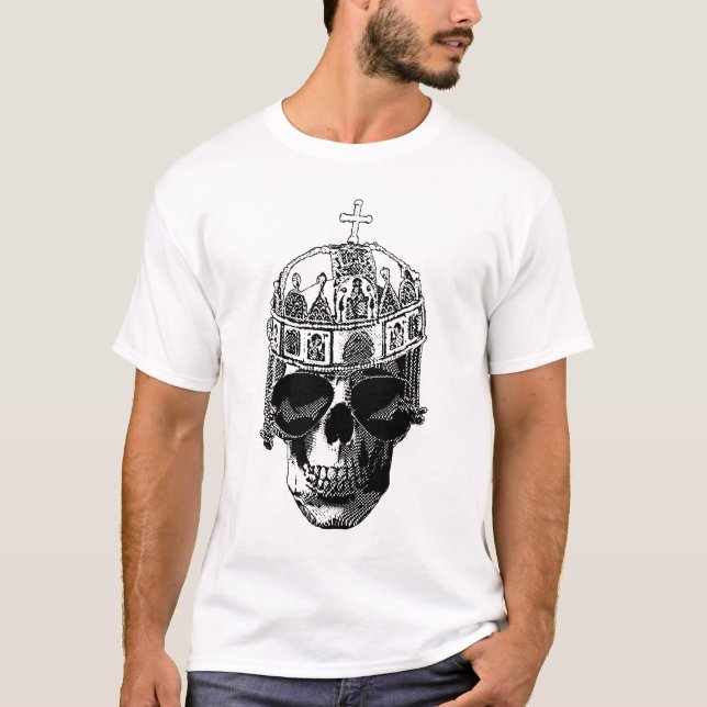 Camiseta Emperador bizantino muerto con las gafas de sol (Anverso)
