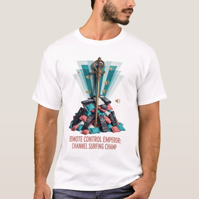 Camiseta Emperador Control Remoto (Anverso)