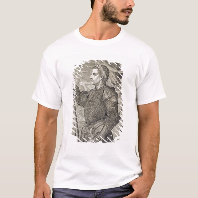 Camiseta Emperador de D. Claudius César de Roma a partir (Anverso)