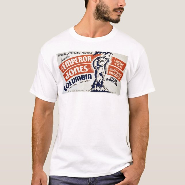 Camiseta Emperador de Eugene Oneill WPA 1937 (Anverso)