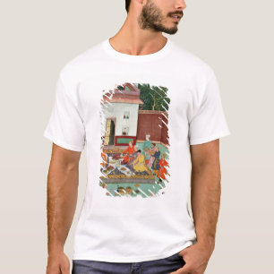Camiseta Emperador de Mughal que festeja en un patio