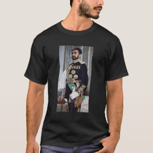 Camiseta Emperador Haile Selassie Emperador etíope Selassie