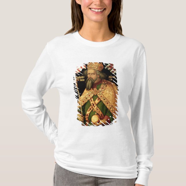 Camiseta Emperador Sigismund, emperador romano santo (Anverso)