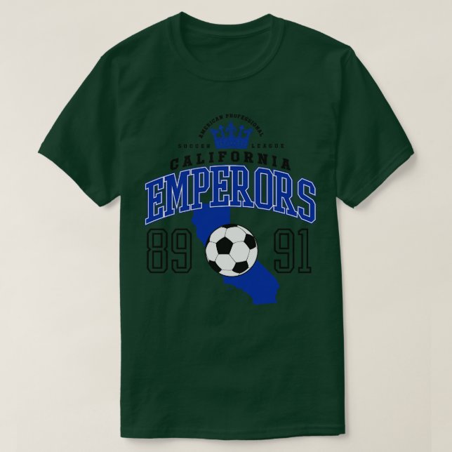 Camiseta Emperadores de California (Diseño del anverso)