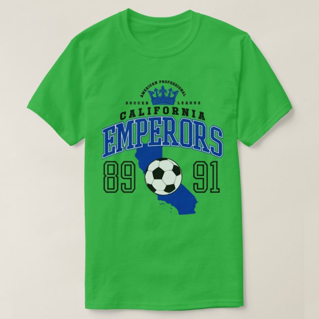 Camiseta Emperadores de California (Diseño del anverso)