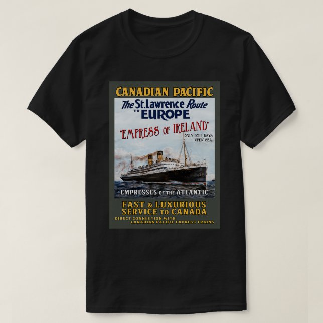 Camiseta Emperatriz de Irlanda (Diseño del anverso)