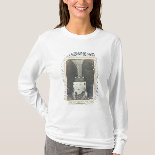 Camiseta Emperatriz ella Tsu de la dinastía de Yuan (Anverso)