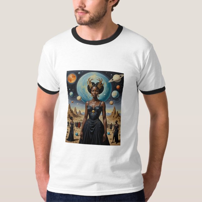 Camiseta Emperatriz galáctica diosa celestial (Anverso)