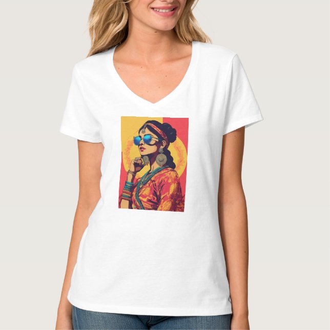 Camiseta Emperatriz maderera: Prensa fuerte (Anverso)