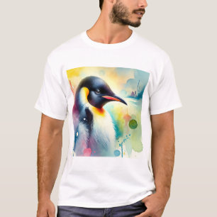 Camiseta Emperor penguin 010824AREF127 - Watercolor
