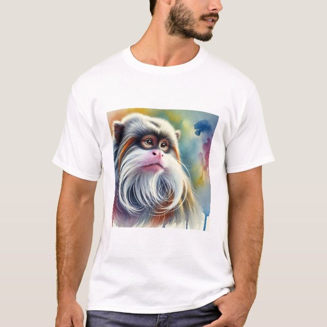 Camiseta Emperor Tamarin 300824AREF110 - Watercolor (Anverso)