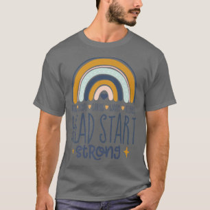 Camiseta Empezar fuerte educación preescolar Rainbo