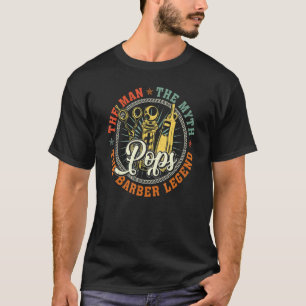 Camiseta Empieza El Hombre Mito Barber Legend Hairstylist P
