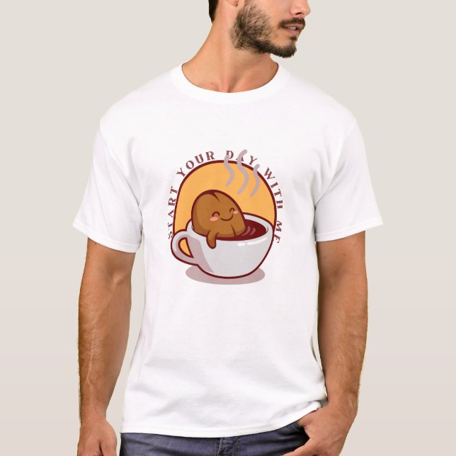 Camiseta Empieza tu día conmigo (Anverso)