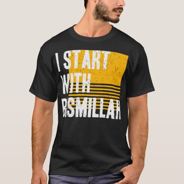 Camiseta Empiezo con bismillah (Anverso)