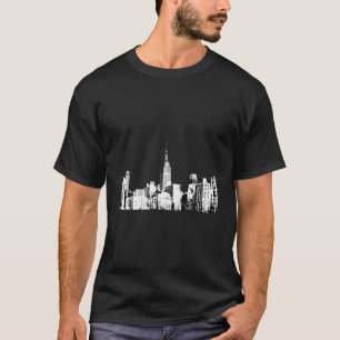 Camiseta Empire State Building New York Skyline T-Shirt Lon