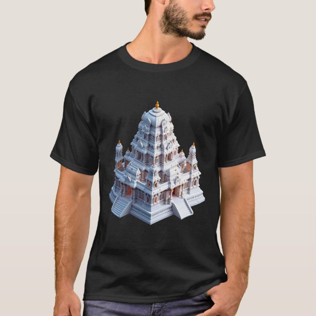 Camiseta emple Majesty – Symmetrical South Indian Shrine in (Anverso)