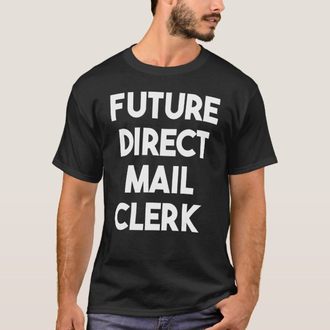 Camiseta Empleada de correo directo futuro (Anverso)